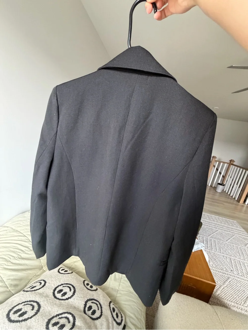 My Story Black Double-Breasted Blazer